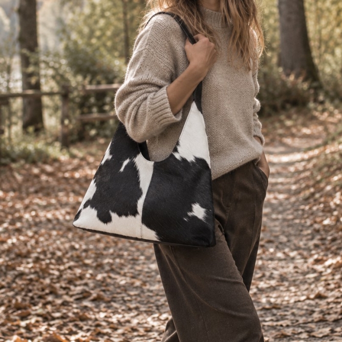 Preview: CLARA SHERPA BLACK WHITE